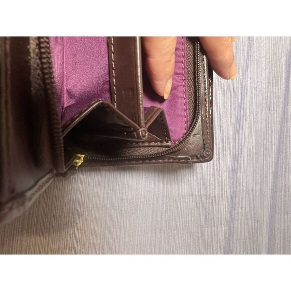 Coach Ashley scarf print compact clutch wallet - Picture 5 of 12